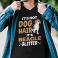 Not Dog Hair Beagle Glitter Pet Owner Dog Lover Beagle 61 Beagle Dog Men V-Neck Tshirt