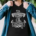 Pontoon Boat Anchor Captain Captoon Men V-Neck Tshirt