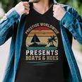 Prestigeworldwide Presentsboats Andhoes Vintage Funny Boating Boating Gifts Men V-Neck Tshirt