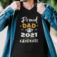 Proud Dad Of A Class Of 2021 Graduate Class Of 21 Ver2 Men V-Neck Tshirt