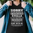 Stella Name Gift Sorry My Heart Only Beats For Stella Men V-Neck Tshirt