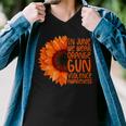 Sunflower In June We Wear Orange Gun Violence Awareness Day Men V-Neck Tshirt