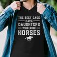 The Best Dads Have Daughters Who Ride Horses Equestrian Dad Men V-Neck Tshirt The Best Dads Have Daughters Who Ride Horses Equestrian Dad Men V-Neck Tshirt