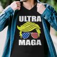 Ultra Maga Joe Biden Pro Trump Gift Men V-Neck Tshirt