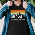 Vintage Camp Dennison Ohio Mountain Hiking Souvenir PrintShirt Men V-Neck Tshirt