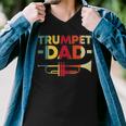 Vintage Trumpet Cool Retro Trumpet Player 159 Shirt Men V-Neck Tshirt