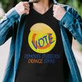 Vote Removes Stubborn Orange Stains 902 Shirt Men V-Neck Tshirt