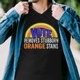 Vote Removes Stubborn Orange Stains 904 Shirt Men V-Neck Tshirt