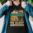 We Sleep Funny Camping Men V-Neck Tshirt