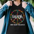 Wear Orange Peace Sign Enough End Gun Violence V2 Men V-Neck Tshirt