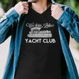 Webster Lake Yacht Club Pontoon Boat Men V-Neck Tshirt