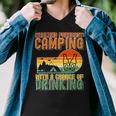 Weekend Forecast Camping With A Chance 19 Shirt Men V-Neck Tshirt