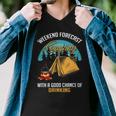 Weekend Forecast Camping With A Good 15 Shirt Men V-Neck Tshirt