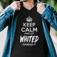 Whited Name Gift Keep Calm And Let Whited Handle It Men V-Neck Tshirt