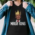 Womens Maga King Shirt The Great Maga King Trump Ultra Maga Men V-Neck Tshirt