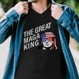 Womens The Great Maga King Trump Ultra Maga Men V-Neck Tshirt