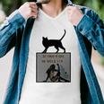 All I Need Is Love And Yoga And A Cat Lovers Gift For Yoga Lovers Funny Cat Men V-Neck Tshirt