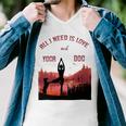 All I Need Is Love And Yoga And A Dog Men V-Neck Tshirt