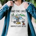 And She Lived Happily Ever After Men V-Neck Tshirt