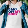 Bans Off My Body Pro Choice Men V-Neck Tshirt