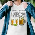 Beer Drinking Dont Worry Ive Had Both My Shots And Booster V2 Men V-Neck Tshirt