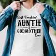 Best Freakin Auntie And Godmother Ever Men V-Neck Tshirt