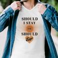 Best Seller Should I Stay Or Should Eggo Merchandise Men V-Neck Tshirt