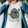 Biology Science Pun Humor Gift For A Cell Biologist Men V-Neck Tshirt