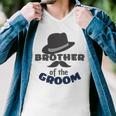 Brother Of The Groom Matching Bridal Party For Family Men V-Neck Tshirt