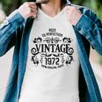 Copy Of 50Th Birthday Born 1972 Vintage Men V-Neck Tshirt