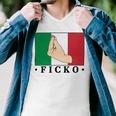 Ficko Italian Hand Sign Men V-Neck Tshirt