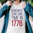 Fourth Of July Remember 1776 Funny 743 Shirt Men V-Neck Tshirt