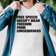 Free Speech Doesnt Mean Freedom From Consequences V3 Men V-Neck Tshirt