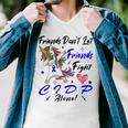 Friends Dont Let Friends Fight Chronic Inflammatory Demyelinating Polyneuropathy Cidp Alone Unicorn Blue Ribbon Cidp Support Cidp Awareness Men V-Neck Tshirt