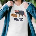 Funny Cookie Raccoon Food Lover Men V-Neck Tshirt