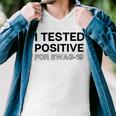 Funny I Tested Positive For Swag Men V-Neck Tshirt