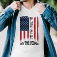 Funny Ultra Maga Vintage American Flag Ultramaga Retro Men V-Neck Tshirt