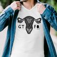 Gtfo Uterus Black Print Perfect Gift Men V-Neck Tshirt