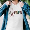 Guitar Papa Men V-Neck Tshirt