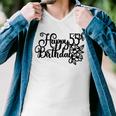 Happy Birthday Th V5 Men V-Neck Tshirt