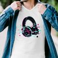 Headset Lover V2 Men V-Neck Tshirt