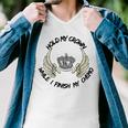 Hold My Crown While I Finish My Chemo V4 Men V-Neck Tshirt