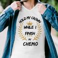 Hold My Crown While I Finish My Chemo V6 Men V-Neck Tshirt