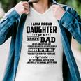 I Am A Proud Daughter Of A Crazy Dad He Has Anger Issue And A Serious Dislike For A Stupid People V2 Men V-Neck Tshirt