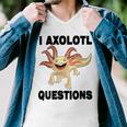 I Axlotl Questions Cute Axlotl Men V-Neck Tshirt