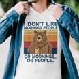 I Dont Like Morning People Or Mornings Or People Men V-Neck Tshirt