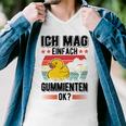 Ich Mag Einfach Gummienten Badeente Men V-Neck Tshirt