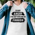 Im Not Angry Im Just Smiling In Finnish Men V-Neck Tshirt