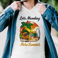 Less Monday More Summer Funny Pineapple Gift Pineapple Lover Men V-Neck Tshirt