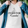 Massage Therapy - Its Nice To Be Kneaded B Men V-Neck Tshirt